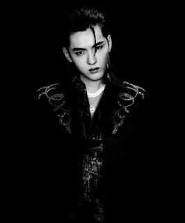 ➿ uomo, ritratto, bianco e nero, maschio, volto telegram sticker