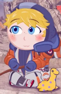 ☺️ Wattson Apex Legends Wattson, Apex Legends, video game, character, cartoon telegram sticker