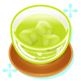 😊 té verde, té, bebida, taza, refresco, cubitos de hielo, refrescante whatsapp sticker