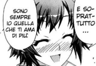💗 SONO
SEMPRE
10 QUELLA
CHE TI AMA
DI PIU
E SO-
PRAT-
TUTTO
... Anime, Manga, Italienisch, Cartoon telegram sticker