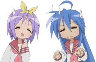😅 Anime, Pegatina, Chica, Linda whatsapp sticker
