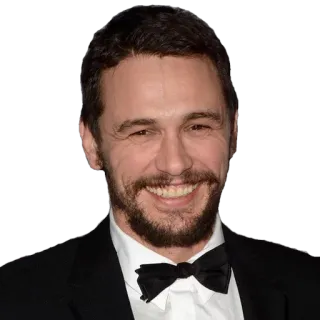 😁 James Franco attore, celebrità, ritratto, uomo telegram sticker