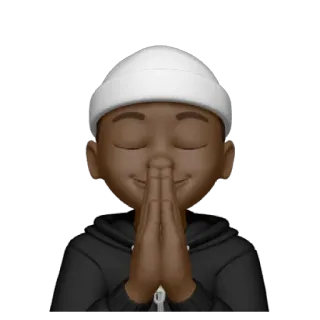 🙏 pessoa, mãos, rezando, emoji, saudação, respeito telegram sticker