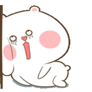 😱 Cartoon, Bär, Süß, Kawaii, Sticker, Tier telegram sticker