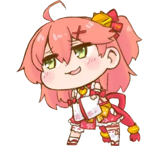 🌸 Sakura Miko Hololive อนิเมะ, ผู้หญิง, น่ารัก, คาวาอี้, วีทูบเบอร์, โฮโลไลฟ์, ซากุระ มิโกะ telegram sticker