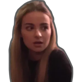 🍱 femme, personne, portrait, blonde, mème, réaction whatsapp sticker
