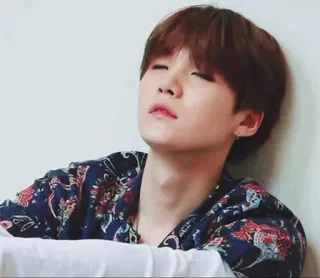 😑 Suga Suga, BTS, K-pop, Min Yoongi, idol, singer telegram sticker