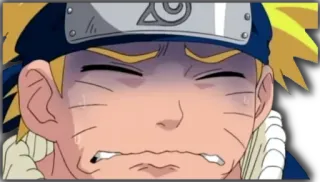 😰 Naruto Uzumaki Naruto Naruto, Anime, Manga, Sedih, Kesal, Menangis telegram sticker