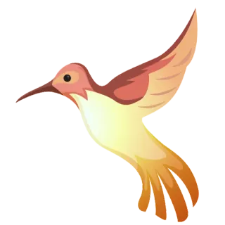 🕊 beija-flor, pássaro, animal, natureza, voando, vida selvagem telegram sticker