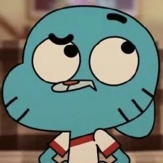 🎒 Gumball Watterson The Amazing World of Gumball Cartoon, Katze, Animiert, Lustig, Gumball, Watterson, Nickelodeon whatsapp sticker