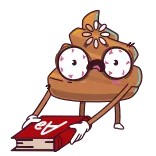 ⭐ Poop Emoji A+ whatsapp sticker