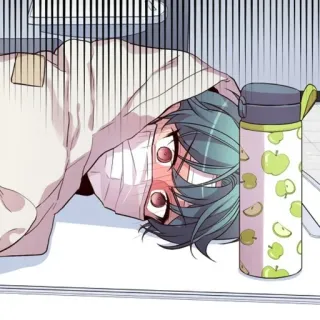 👒 动漫, 绷带, 脸红, 受伤, 苹果, 瓶子 telegram sticker