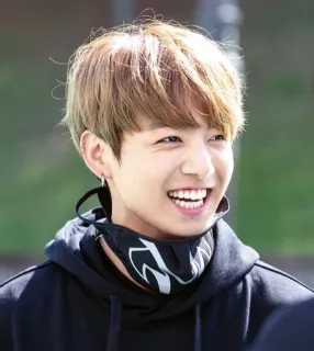 😁 Jungkook kpop, bts, sänger, idol, lächeln, asiatisch, person, gesicht telegram sticker