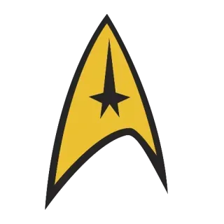 🧐 Star Trek Star Trek, badge, emblem, science fiction, USS Enterprise, television telegram sticker