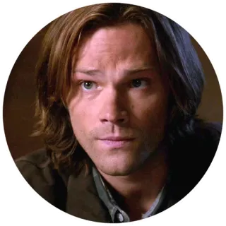 😕 Sam Winchester Supernatural tv, nadprzyrodzone, sam, winchester, brat telegram sticker