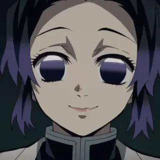 🦋 Shinobu Kocho Demon Slayer Аниме, Клинок, рассекающий демонов, Шинобу Кочо, Манга, Персонаж, Портрет whatsapp sticker