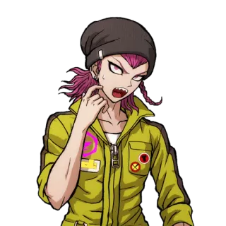 😩 Kazuichi Soda Danganronpa อนิเมะ, ดันกันรอนปะ, คาซุอิจิ โซดา, ช่างเครื่อง, วิดีโอเกม telegram sticker