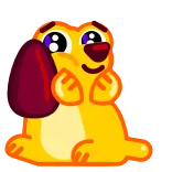😘 desenho animado, animal, fofo, personagem whatsapp sticker