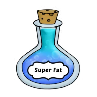 🍹 Super Fat potion, magic, fantasy, bottle, super, fat, sticker telegram sticker