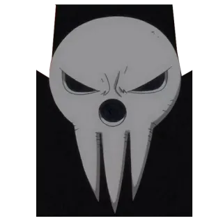 😠 Soul Eater cráneo, Soul Eater, símbolo, dibujos animados, anime whatsapp sticker