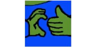 👍 Pepe the Frog pepe, frog, hand, okay, symbol, slur, offensive telegram sticker