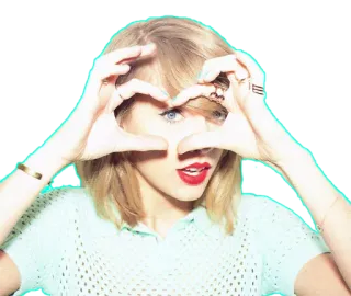❤ Taylor Swift penyanyi, musisi, bintang pop, selebriti, potret telegram sticker