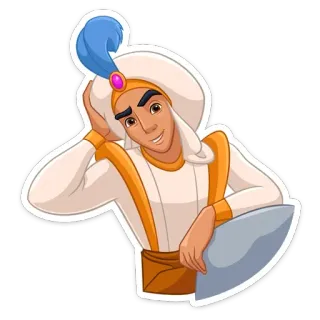Аладдин от @stickers_vk telegram stickers