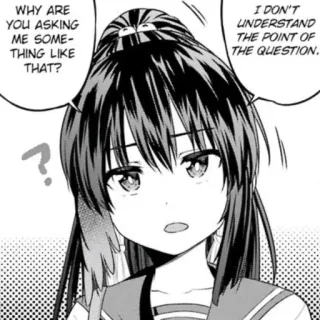 🤷 WHY ARE
YOU ASKING
ME SOME-
THING LIKE
THAT?
I DON'T
UNDERSTAND
THE POINT OF
THE QUESTION. telegram sticker