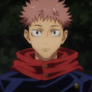 💥 Yuji Itadori Jujutsu Kaisen Anime, Manga, Jujutsu Kaisen, Yuji Itadori, Personaggio, Ritratto telegram sticker