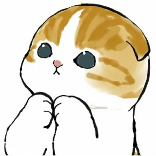 😀 gatto, gattino, carino, animale, animale domestico, cartone animato telegram sticker