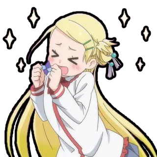 🥳 Anime, Manga, Ragazza, Carino, Sticker telegram sticker