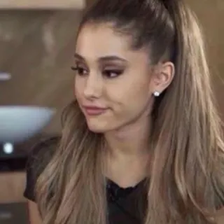 🍼 Ariana Grande singer, celebrity, pop star, musician, artist, arianagrande telegram sticker