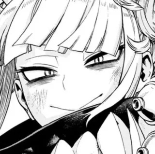 ❔ Himiko Toga My Hero Academia 애니메이션, 빌런, 교복, 토가, 토가 히미코, 나의 히어로 아카데미아 telegram sticker