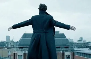 💎 Sherlock Holmes Sherlock Sherlock, Sherlock Holmes, mystery, Benedict Cumberbatch, detective, London telegram sticker
