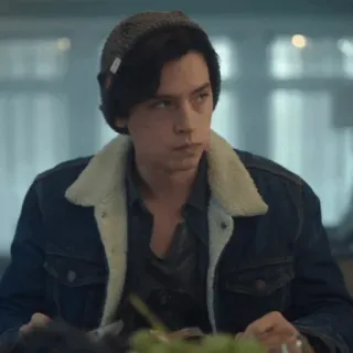 ➖ Jughead Jones Riverdale Jughead, Riverdale, Cole Sprouse, série ado, personnage, série télé telegram sticker
