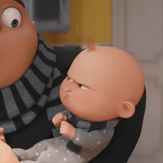 ✨️ Baby Gru Despicable Me baby gru, ich einfach unverbesserlich, minions, cartoon, animation, süß, figur telegram sticker