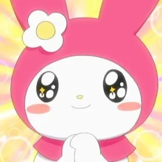 🤩 My Melody My Melody, Sanrio, lindo, kawaii, conejo, anime telegram sticker
