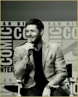 🐚 Jensen Ackles man, actor, celebrity, convention, Jensen Ackles, supernatural, entertainment telegram sticker