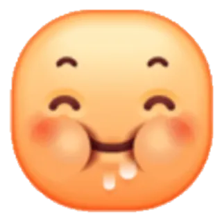 😁 emoji, visage, joyeux, mignon, kawaii telegram sticker