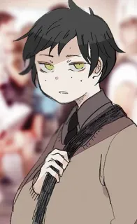 😰 Anime, Manga, Ragazzo, Carino, Illustrazione, Personaggio telegram sticker