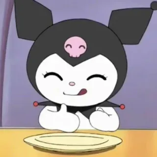 🌷 Kuromi อนิเมะ, การ์ตูน, ตัวละคร, คุโรมิ, ซานริโอ telegram sticker