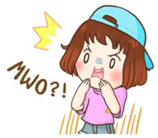 😱 MWO?! kartun, marah, pertanyaan, ekspresi, seruan telegram sticker