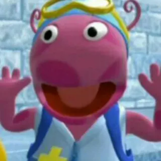 😮 Austin The Backyardigans Dibujos animados, Animación, Programa infantil, Morado, Antropomórfico, Monstruo, Amigable telegram sticker