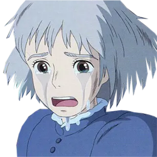 😭 traurig, weinend, anime, verzweifelt, mädchen whatsapp sticker