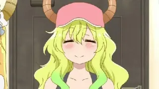 😊 Lucoa Miss Kobayashi's Dragon Maid Anime, Naga, Lucoa, Miss Kobayashi's Dragon Maid, Kawaii telegram sticker