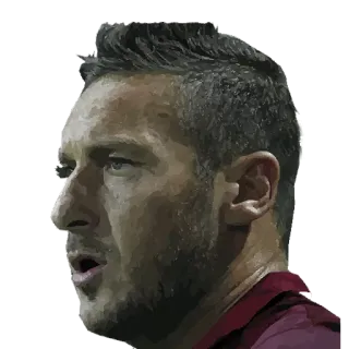 😳 Francesco Totti футбол, футбол, спортсмен, Тотти, Рим telegram sticker