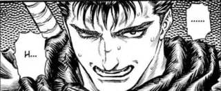 🖤 Guts Berserk H... manga, anime, dark fantasy, sword, warrior whatsapp sticker