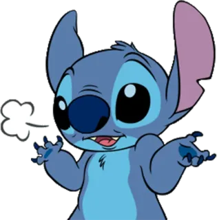 😬 Stitch Lilo & Stitch สติทช์, ลิโล่ แอนด์ สติทช์, ดิสนีย์, การ์ตูน, เอเลี่ยน telegram sticker