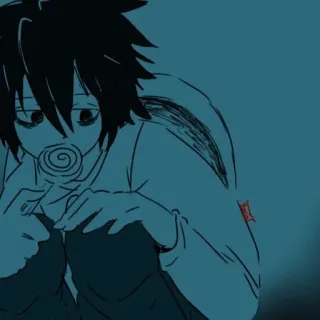 🦔 L Lawliet Death Note Anime, Detektiv, L, Naschkatze, Manga telegram sticker