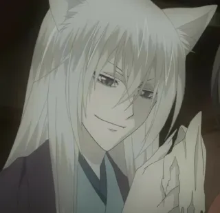 ☁️ Tomoe Kamisama Kiss Anime, Fuchs, Fuchsgeist, Bishounen, Kamisama Kiss, Tomoe telegram sticker